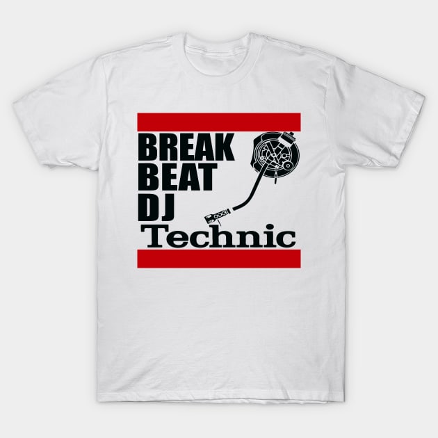 hip hop technic T-Shirt by retroracing